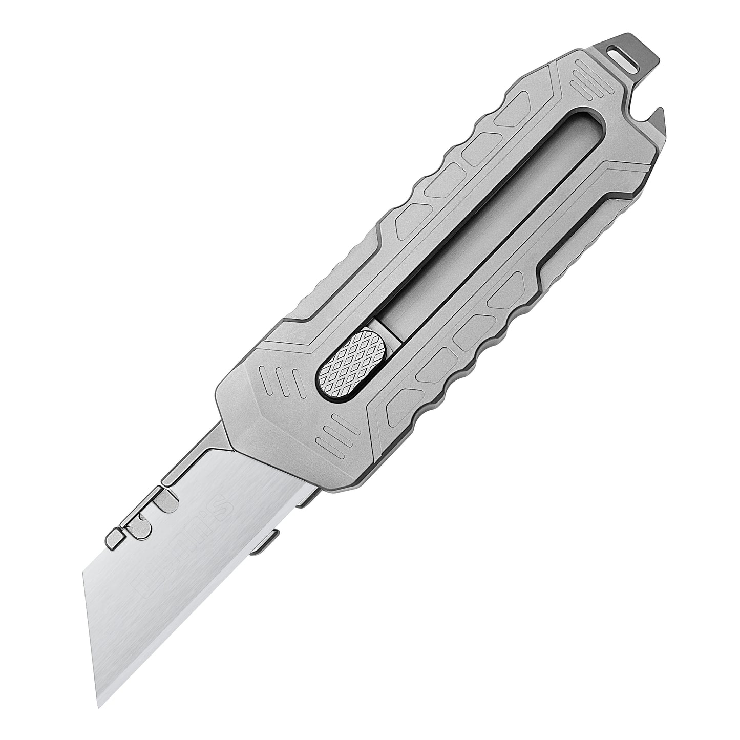 Titanium alloy utility knife push-pull quick-change blade, ten pieces for free, suitable for blades